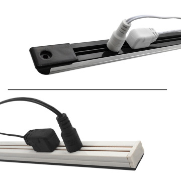 Hot Sale Embedded Wooden Shelf with Power Track and LED Light Accessories