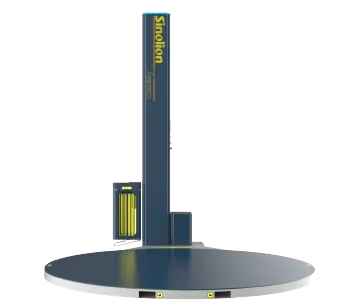Automatic Stretch Film Pallet Wrapping Machine with Forklift Rampa Available