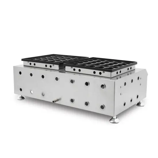 NP-557 double plates LPG commercial pancake making machine 50PCS