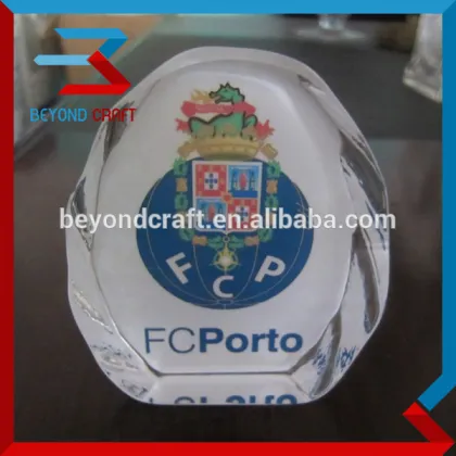 clear decorative crystal glass paperweight iceberg for corporation gifts