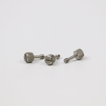 Round Head Slotted Knurled Cap Thumb Screws