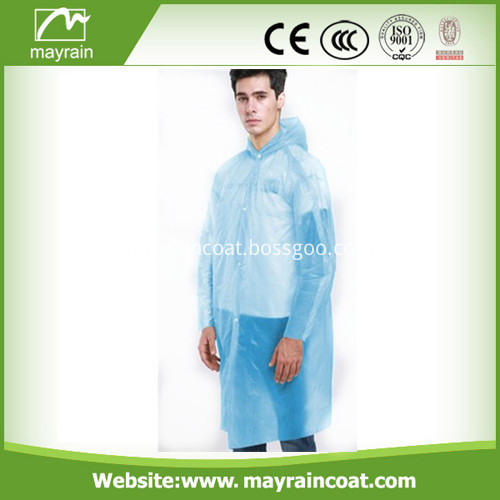 High Quality PE Raincoat Rainwear