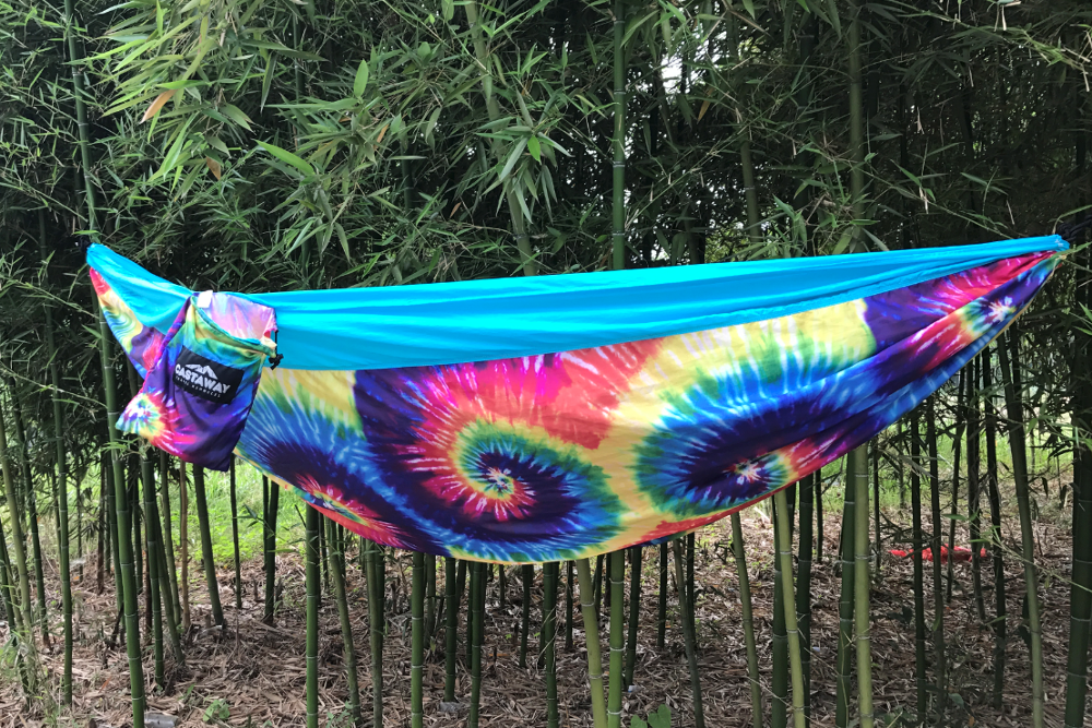 Nylon portátil tafetá nylon paraquedas camping hammock