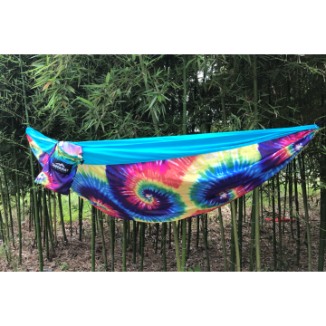 Nylon portátil tafetá nylon paraquedas camping hammock