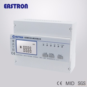 3 phase 4 wire energy meter, RS485 Modbus Digital Energy Meter, Electrical Energy Meter