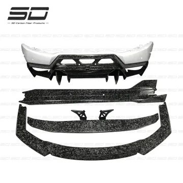 Forged Carbon Bodykit for Lamborghini Huracan LP610 LP620 - Front Bumper, Side Skirts, Rear Bumper - V Style