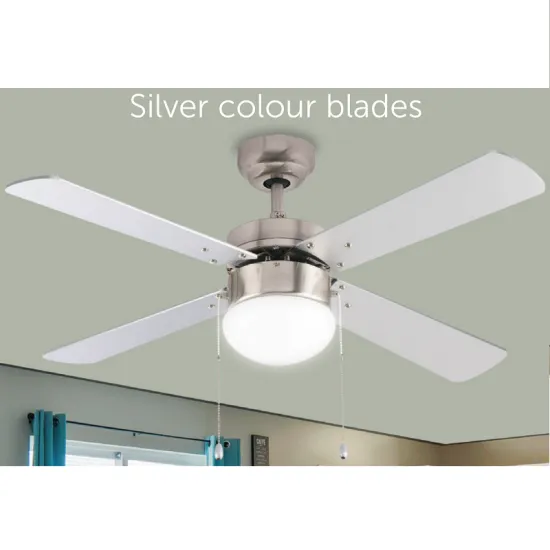 2020 Trending Cheap Price Enclosed Retractable Ceiling Fan with LED Light Kit