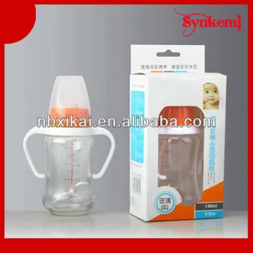 140ml baby glass nursing bottles