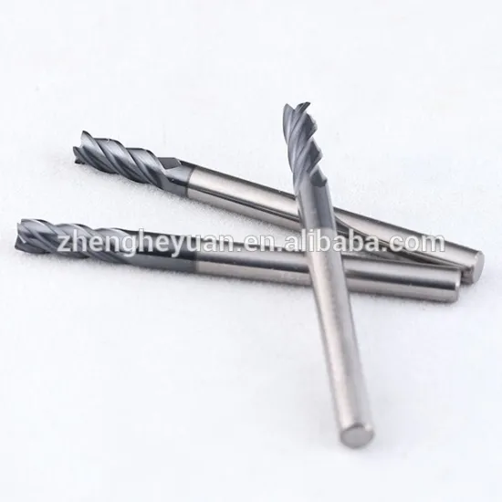manufacturer tungsten carbide 45 degree standard end mill sizes-ZHY