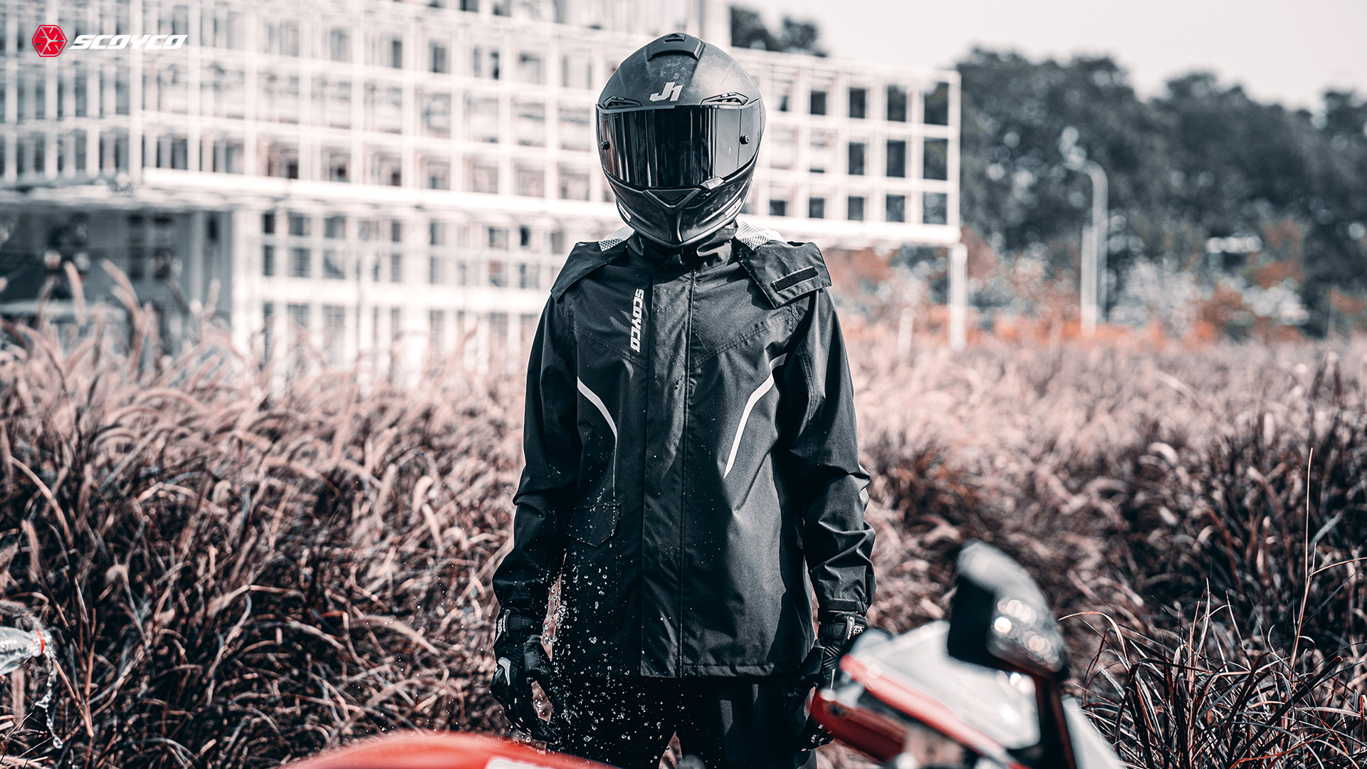 reflective breathable rain gear