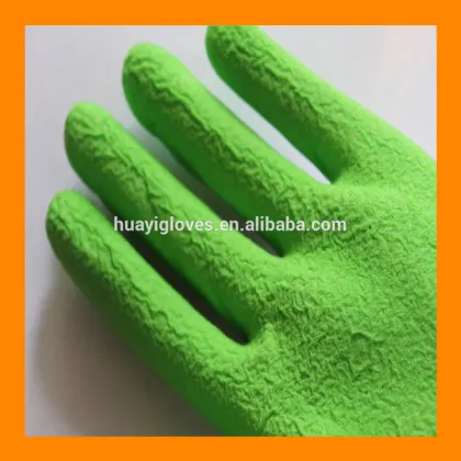 Green Palm Covered Latex Gardening Gloves Specialist Foam Latex on the Palm and Finger Tips for Maximum Dexterity