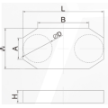 Elliptical magnetic powder transformer core