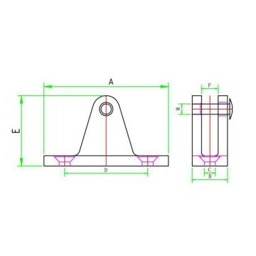 Fitting Hardware 316 Stainless Steel Fitting Deck Hardware