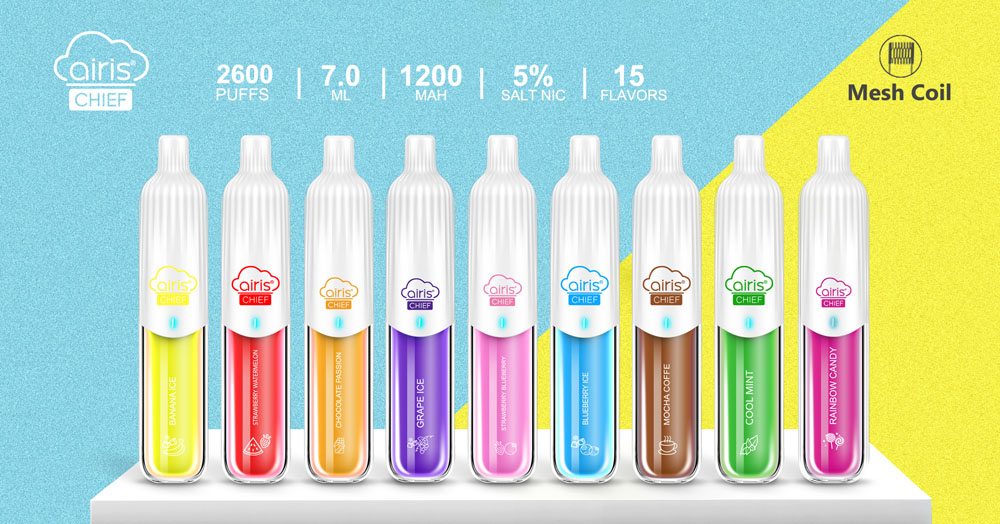 Оригинална директна продажба Airis Chief 2600 Puffs