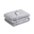 Machine Washable Wearable Soft Grey Electric Blanket