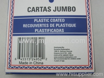 Jumbo Playing Cards In Paper Box 