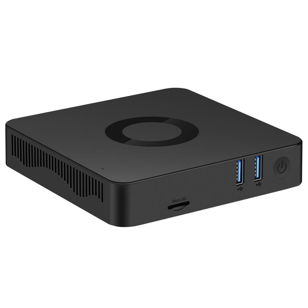 GL2 quad core intel Gemini Lake N4100 windows10 mini pc 4Gb 64Gb support M.2 Hd/Vga dual display 1000M lan windows 10 computer