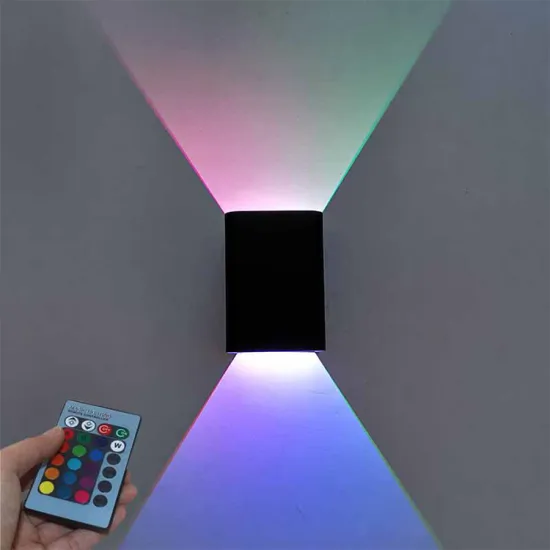 Colorful RGB 5W LED Wall Light with Remote Controller