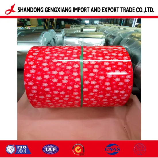 PPGI Galvanized Prepainted Steel (DC51D) Sheet From Boxing Factory