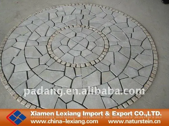 irregular shaped slate pavers