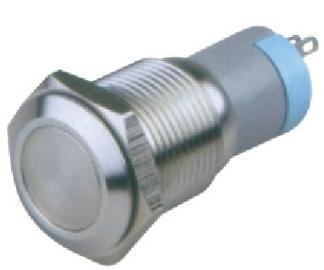 Tyj16-211flat Momentary or Flat Maintained Metal Buttons