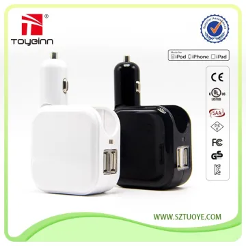 CUL/UL CE FCC Approved Car Charger & Wall Charger 2 In 1 Car LED Charger USB