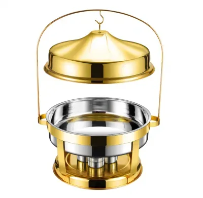 4.5L 9L 20L Restaurant Hot Pot Stainless Steel Buffet Stove Chafing Dish