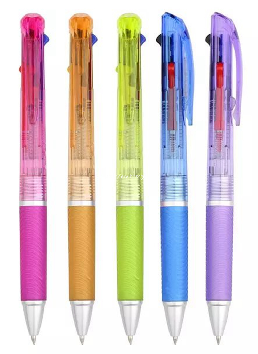 Custom Logo Plastic Tricolor Ballpoint Pen