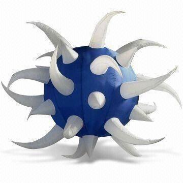 Inflatable Party Decoration Star with 110 or 220V Voltage, Made of Non-rip Nylon