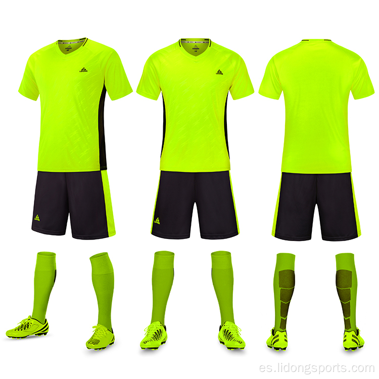 Jersey del equipo de fútbol de sublimación personalizada de fútbol