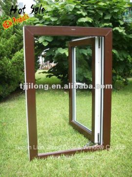 Aluminium double glass windows in china , windows in offices