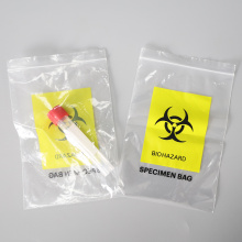 Neurrira egindako plastikozko laborategia Biohazard aleen garraio poltsak