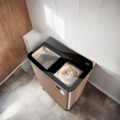 Portable Double Bucket Washing Machine with Spin Dryer