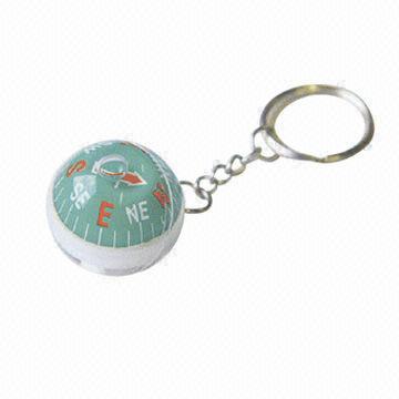 Globular Compass Keyring