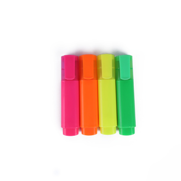High Quality Fluorescent Ink Custom Logo Highlighter Pen