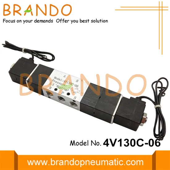AirTAC Type Close Center Pneumatic Solenoid Valve 4V130C-06