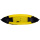 Custom Yellow PVC Inflatable Kayak 3 Person Raft