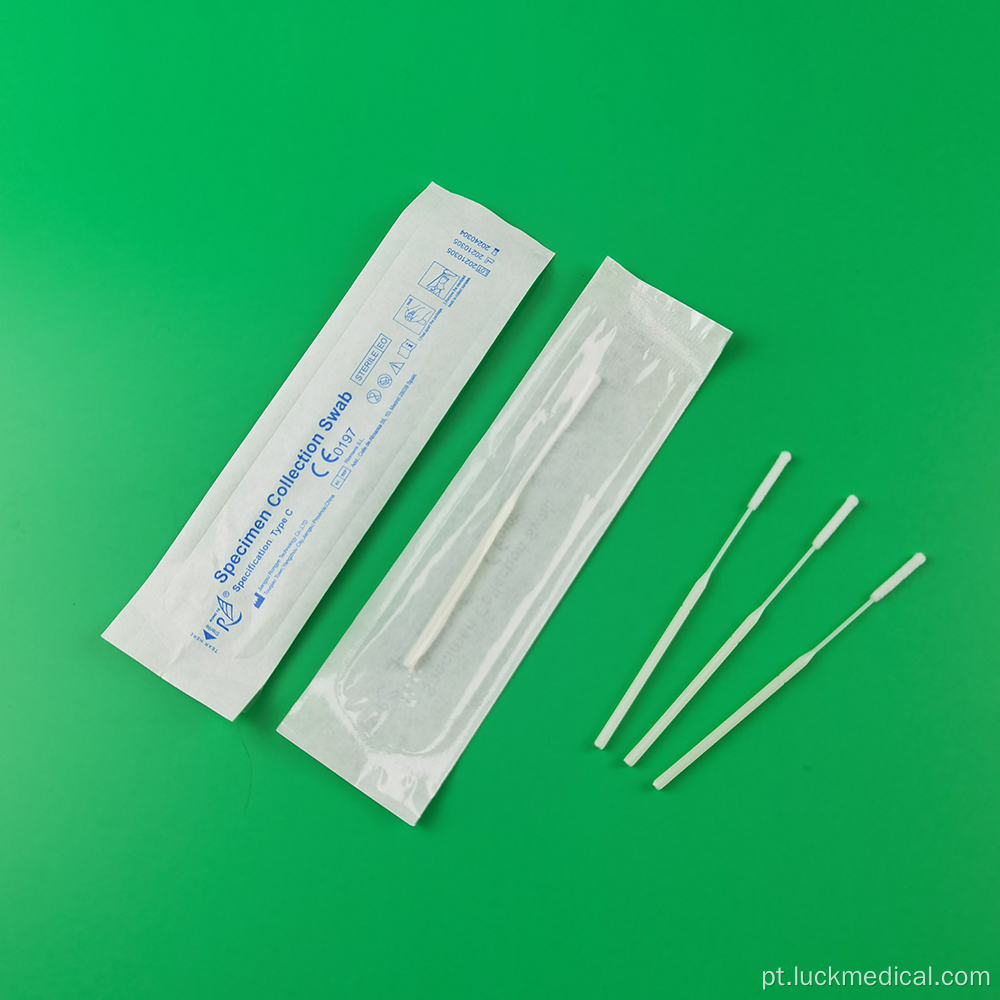 Amostrador de amostra curto swab 8cm/10cm