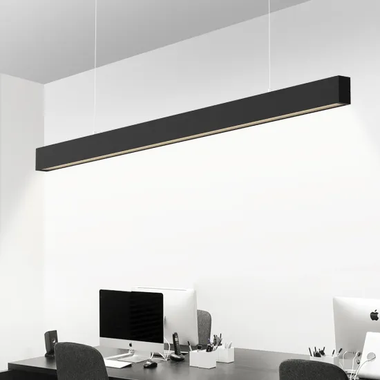 Modern Liner Lamp Pendant for Gym, Workshop, and Classroom