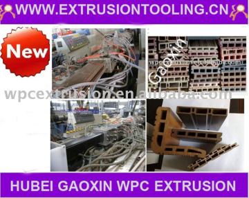 WPC -Extrusion stirbt mit WPC -Extruder