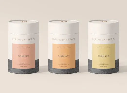 Custom luxury recycled cylinder paper candle box