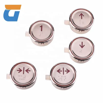 LG Sigma AK-29B Round Button: Elevator Accessories, Braille Button Switch for Doors and Circuits