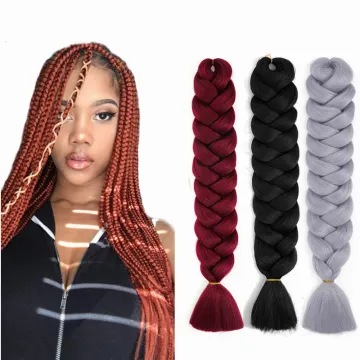 Jumbo Hair Braid 165g Synthetic Braiding Hair Extension Prestretched Synthetic Hair for Braiding for American Black Women