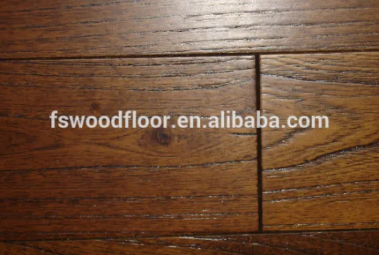 espresso vintage wood flooring from Foshan factory