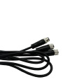 Arneses de conector M12 personalizados con cable aislado de PVC