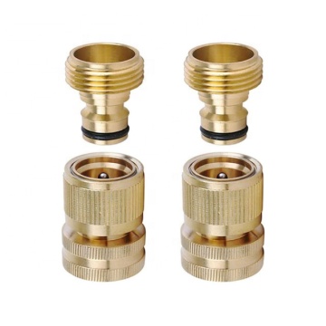 Solid Brass Quick Connector & Quick Disconnect Water Hose Fittings Customizable OEM Support for Garden Hose