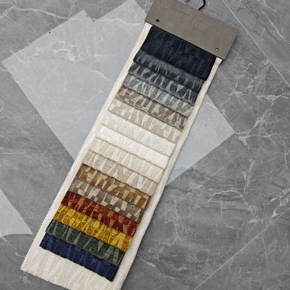 Modern Geometric Velvet Fabric for Sofa