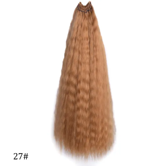 Wholesale Cheap Price 20 Inch Afro Kinky Curly Braids Hair Wavy Bulk Synthetic Crochet Braiding Hair Extensions For Women