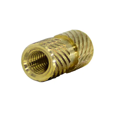 brass insert nut knurled hot-melt hot-pressed injection nut