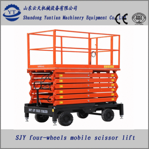 ISO Certificated Hydraulic Mobile Scissor Lift